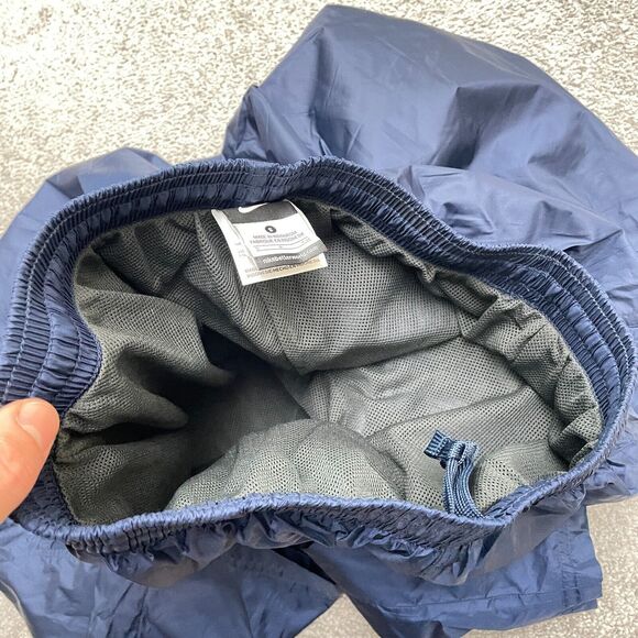 Nike Active Windbreaker Pants Mens Small Navy Blue University Of Illionois 26x32 - Picture 14 of 16